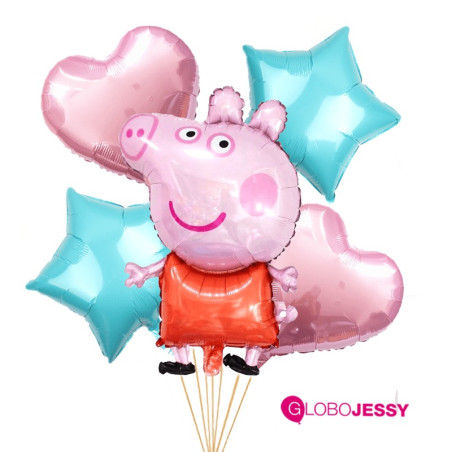 Kit de globos la Peppa Pig
