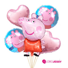 Kit de globos la Peppa Pig