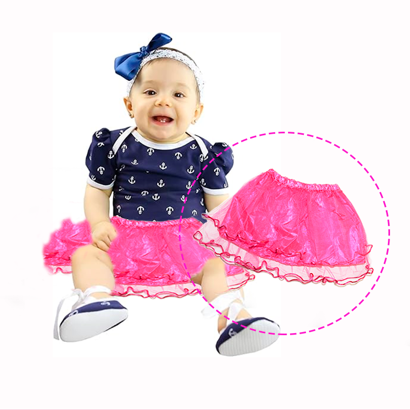 Falda Tutu Fucsia (2 a 6 años) UNIDAD