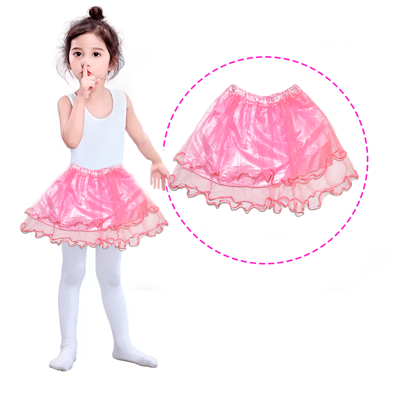 Falda Tutu Rosada (2 a 6 años) UNIDAD