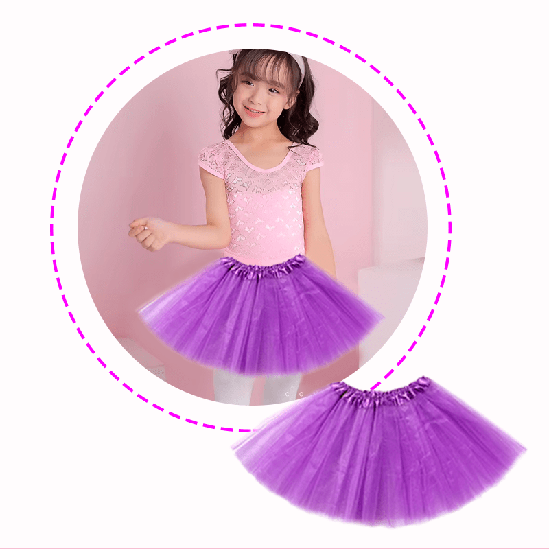 Falda Tutu Morado (3 a 8 años) UNIDAD