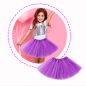 Falda Tutu Morado (3 a 8 años) UNIDAD