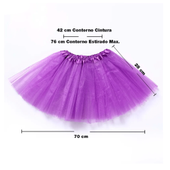Falda Tutu Niñas de 3 a 8 años