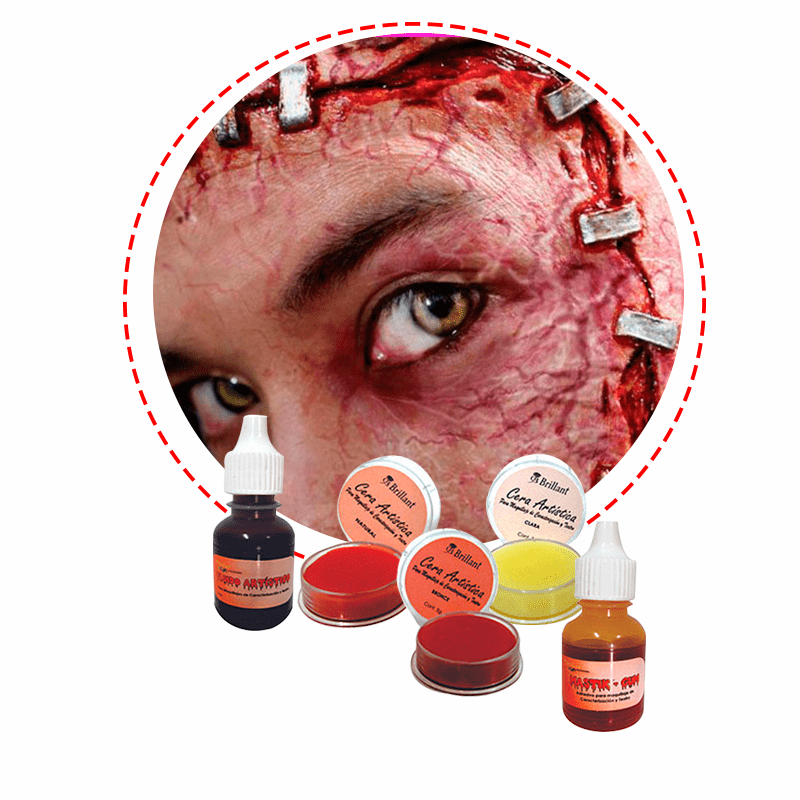 Kit Profesional de caracterización Halloween Kit Profesional de caracterización Halloween