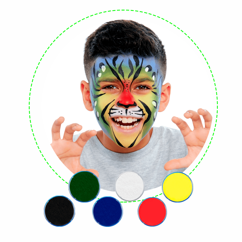 Kit Maquillaje colores primarios