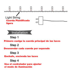 Luces Led 15 metros