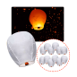 Globos de Cantoya SOLO COLOR BLANCO por 12 Uds Globos de Cantoya SOLO COLOR BLANCO por 12 Uds