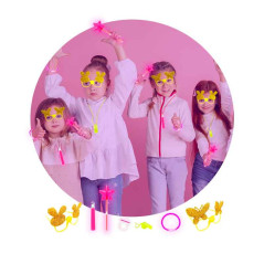 Cotillon año nuevo para 4 niñas