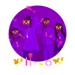 Cotillon año nuevo para 4 niñas
