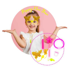 Cotillon año nuevo para 4 niños y niñas