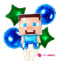 Kit de globos Steave Minecraft