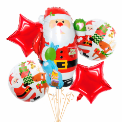 Papa Noel globos