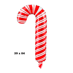 Globos forma de Bastón Navideño