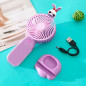 Mini ventilador de mano USB / Soporte base para celular Mini ventilador de mano USB / Soporte base para celular