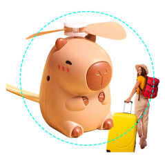 Mini ventilador de mano USB Capybara