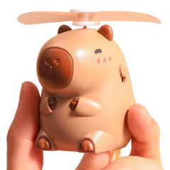 Mini ventilador de mano USB Capybara