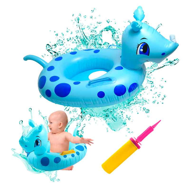 Flotador Bebé con Forma de Dinosaurio en 3D Flotador Bebé con Forma de Dinosaurio en 3D