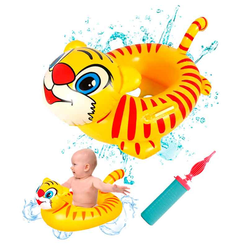 Flotador Bebé con Forma de Tigre en 3D Flotador Bebé con Forma de Tigre en 3D