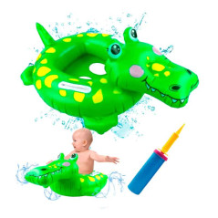 Flotador de Cocodrilo para bebés en 3D