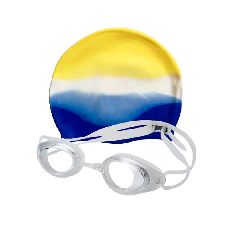 Gafas + Gorra de natación Niños protección UV