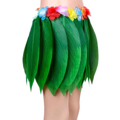 Falda de Hoja de Hula y Set de Hawaiano