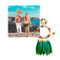 Falda de Hoja de Hula y Set Hawaiano Luau