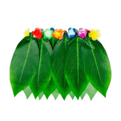 Falda de Hoja de Hula y Set de Hawaiano