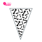 Guirnalda o Banner Hueso