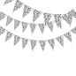 Guirnalda o Banner Hueso