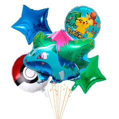 Pokemon Kit x 5 globos