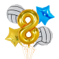 Kit de 5 globos Voleyball Kit de 5 globos Voleyball