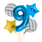 Kit de 5 globos Voleyball Kit de 5 globos Voleyball