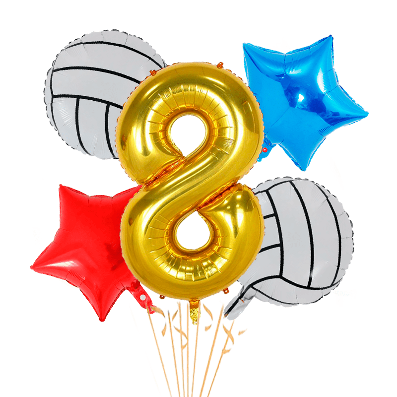 Kit de 5 globos Voleyball Kit de 5 globos Voleyball