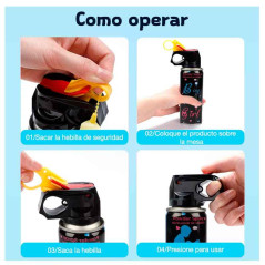Spray o extintor pequeño revelación de sexo