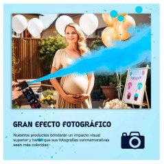 Spray o extintor pequeño revelación de sexo