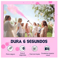 Spray o extintor pequeño revelación de sexo