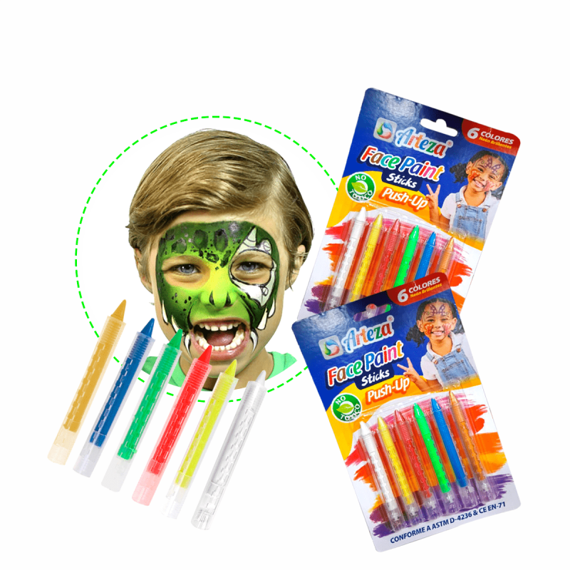 Lápiz de pintura facial (Pack 2 unds)