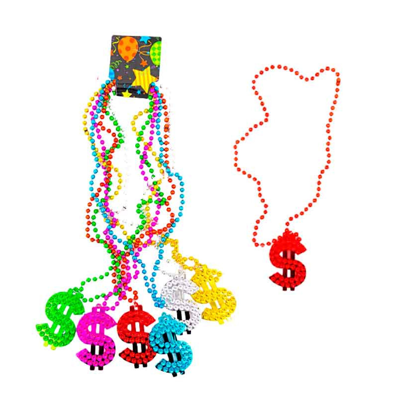 Collar cuentas diseño Chop (6 uds)