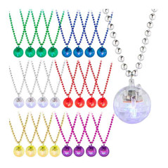 Collar cuentas diseño Bola Disco (6 uds)