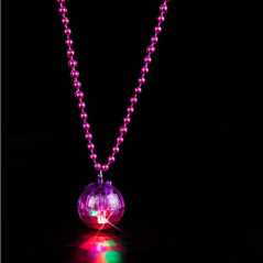 Collar cuentas diseño Bola Disco (6 uds)