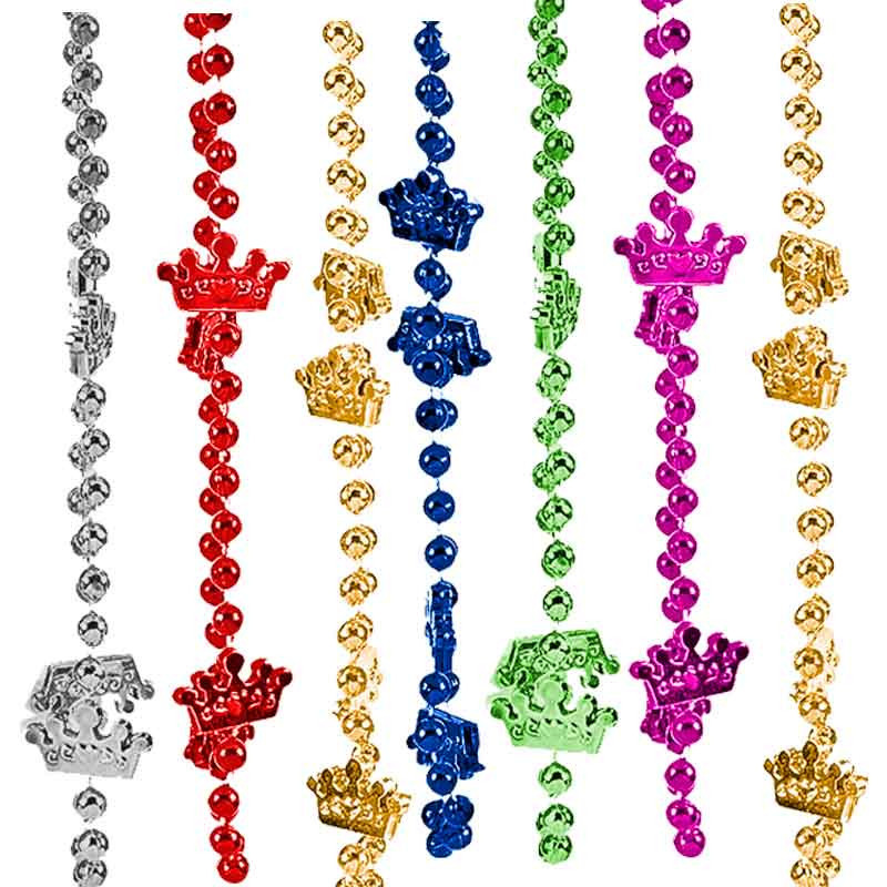 Collar cuentas diseño Coronitas (6 uds)