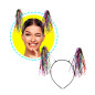 Diademas con flequillos de papel aluminio (Pack de 3 uds)