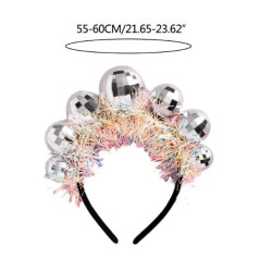 Diadema esfera psicodélica o bola disco