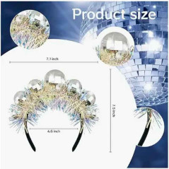 Diadema esfera psicodélica o bola disco