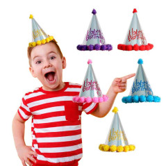 Gorro o Sombrero de Cono de 19 cm alt (pack 4 uds)