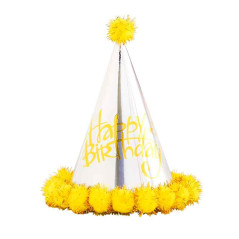 Gorro o sombrero cono de 19 cm aprox (pack x 4 uds)