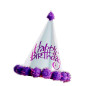 Gorro o Sombrero de Cono de 19 cm alt (pack 4 uds) Gorro o Sombrero de Cono de 19 cm alt (pack 4 uds)