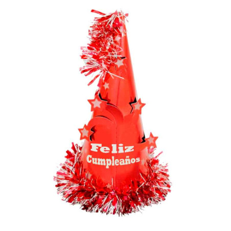 Gorro Cono de 38cm alt (pack 4 uds)