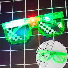 Lentes diseño pixeleado led  (pack de 6 uds)