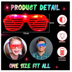 Lentes diseño Retro led (pack de 6 uds)